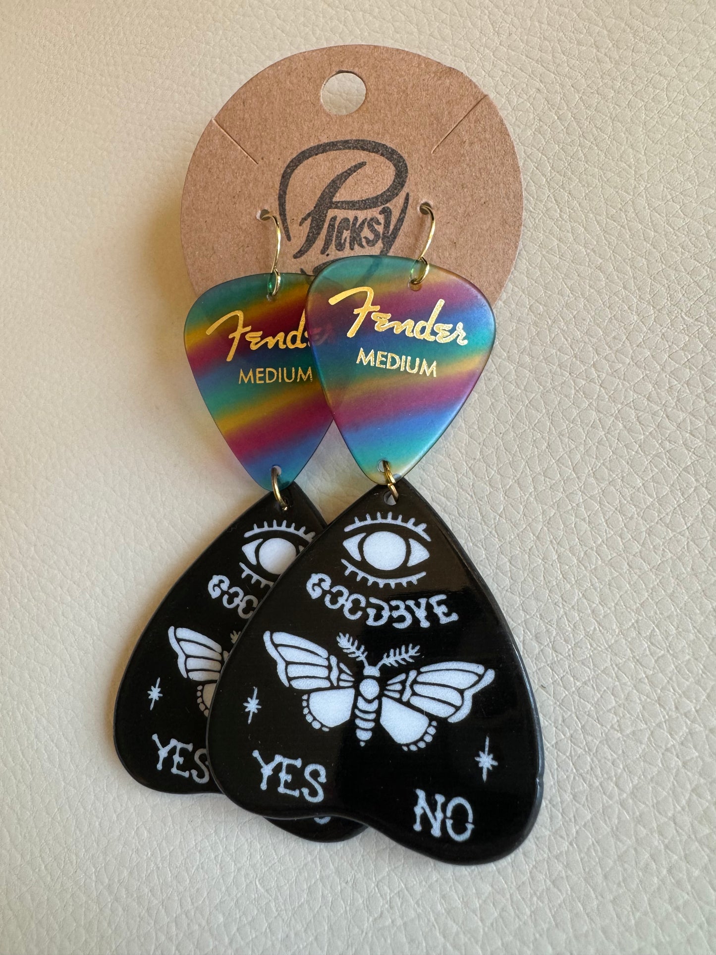 Rainbow Planchette Earrings