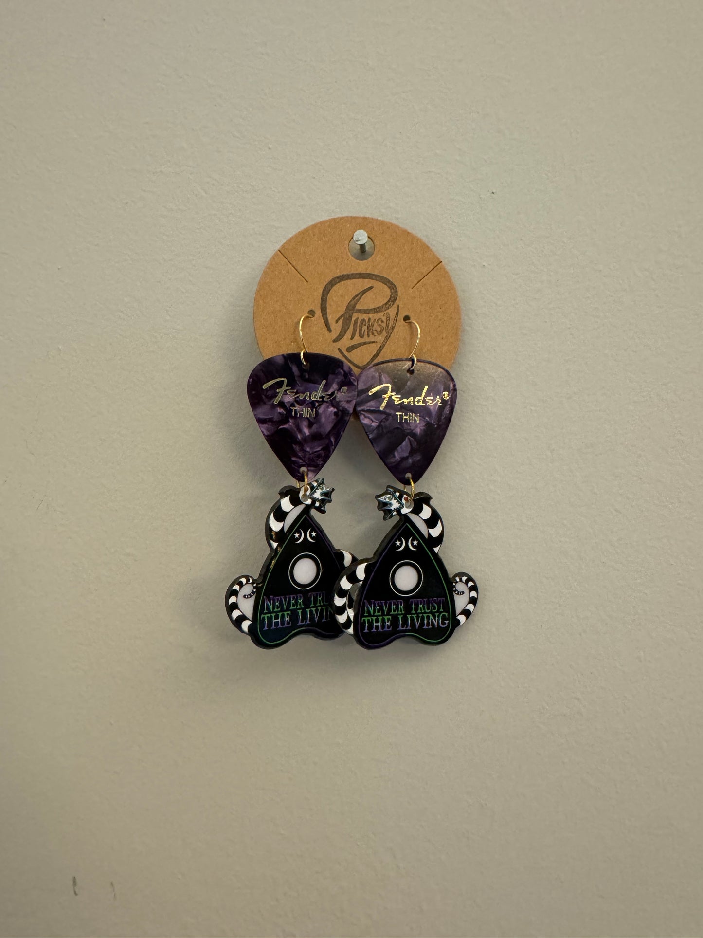 *Spooky* Beetlejuice Earrings