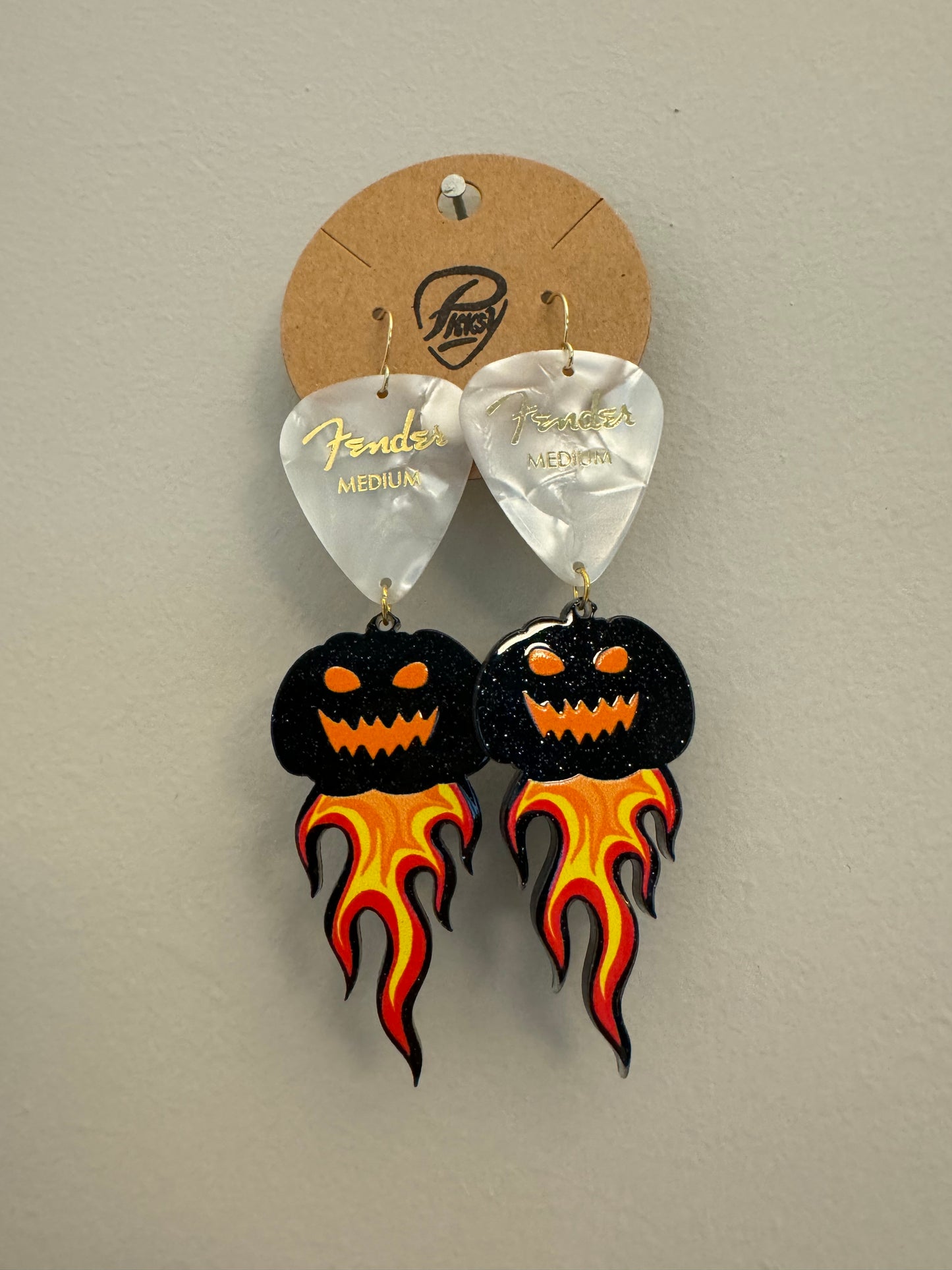 *Spooky* Jack O Lantern Earrings