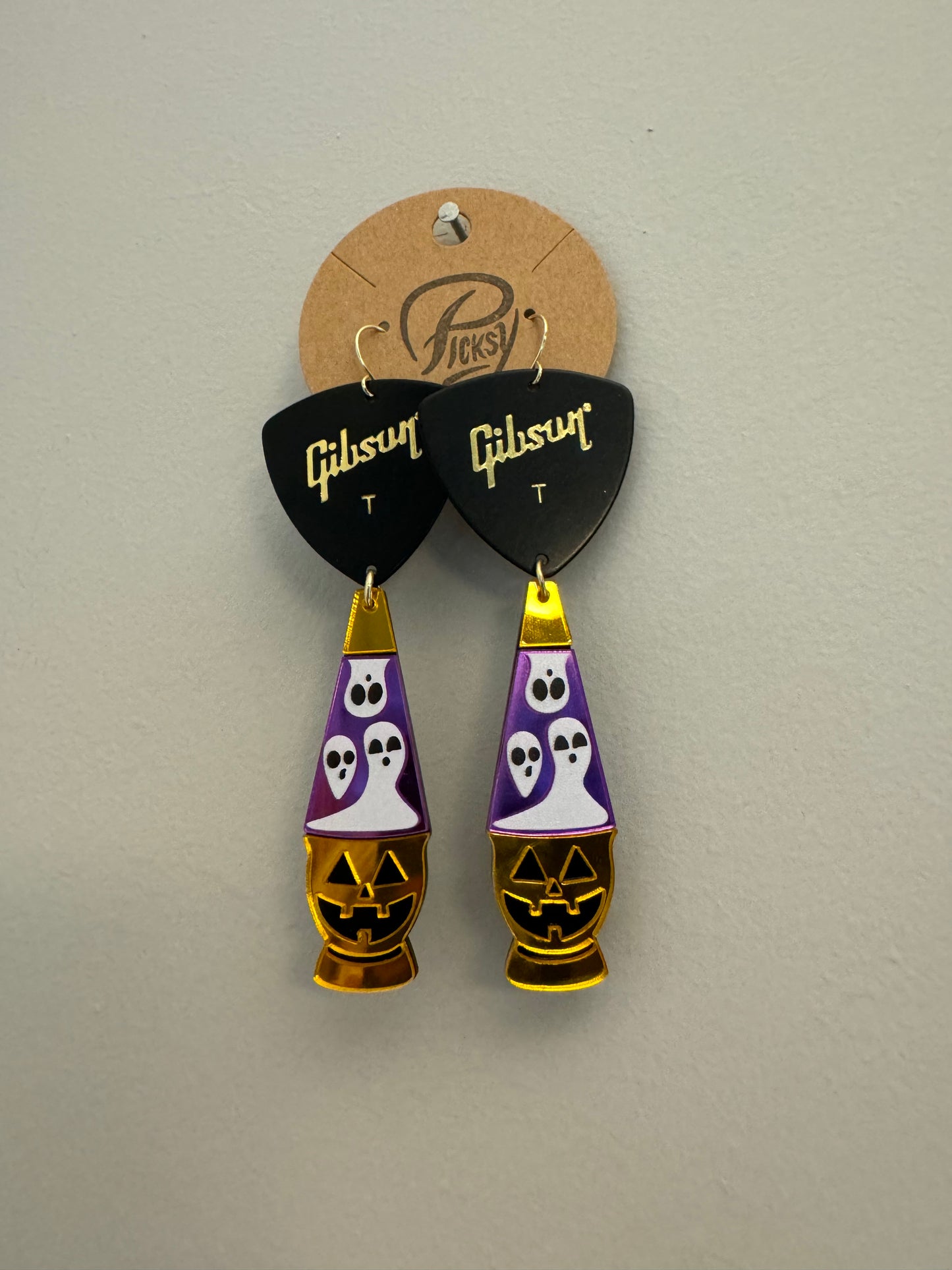 *Spooky* Lava Lamp Earrings