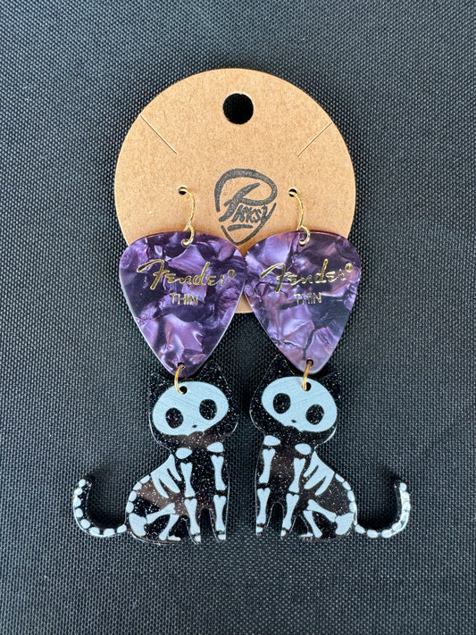 *Spooky* Cat Earrings