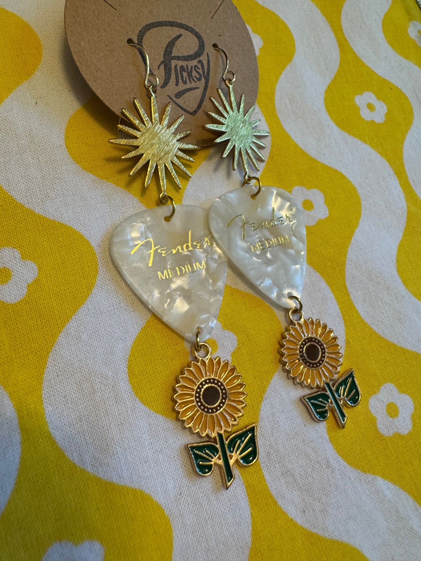 Summertime Sunflower Earrings