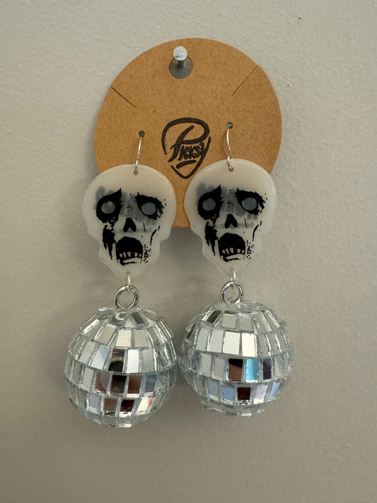 *Spooky* Zombie Disco Earrings