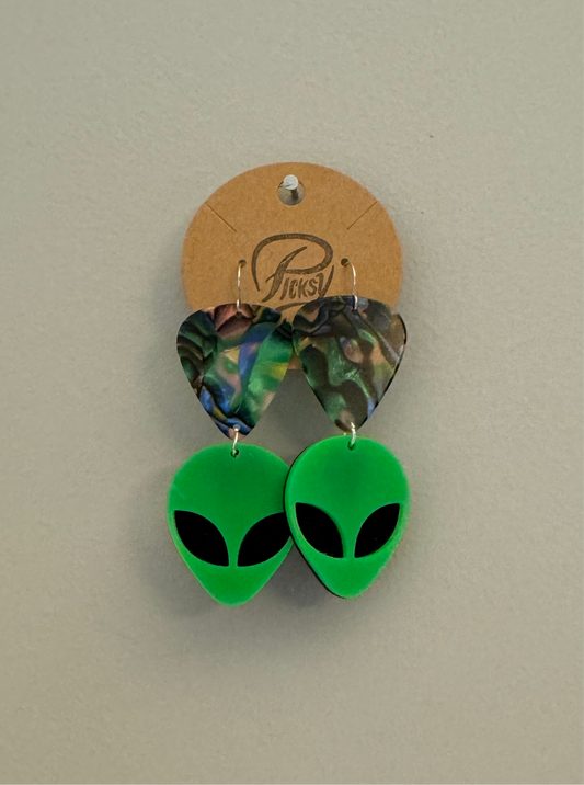 *Spooky* Alien Earrings