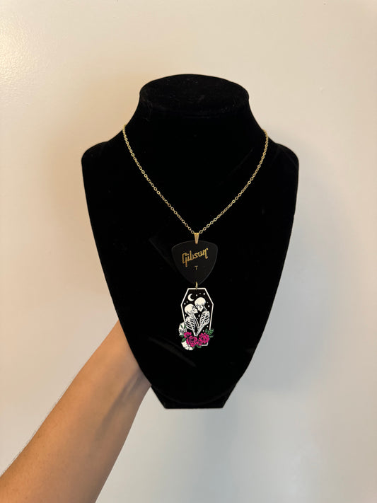 *Spooky* Skeleton Lovers Necklace