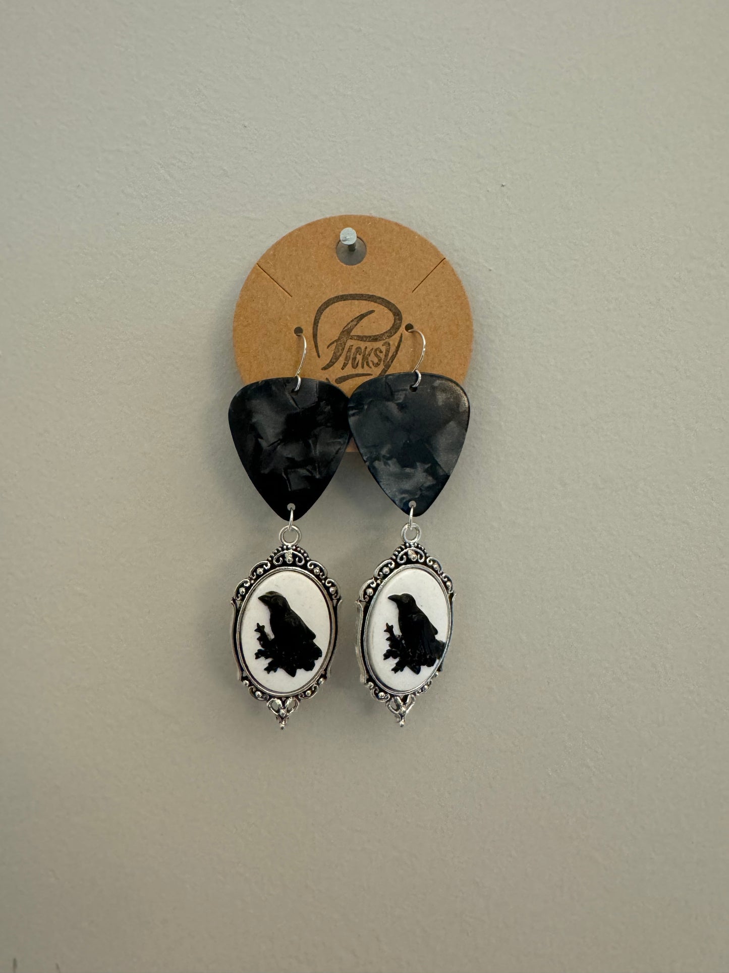 *Spooky* Crow Earrings