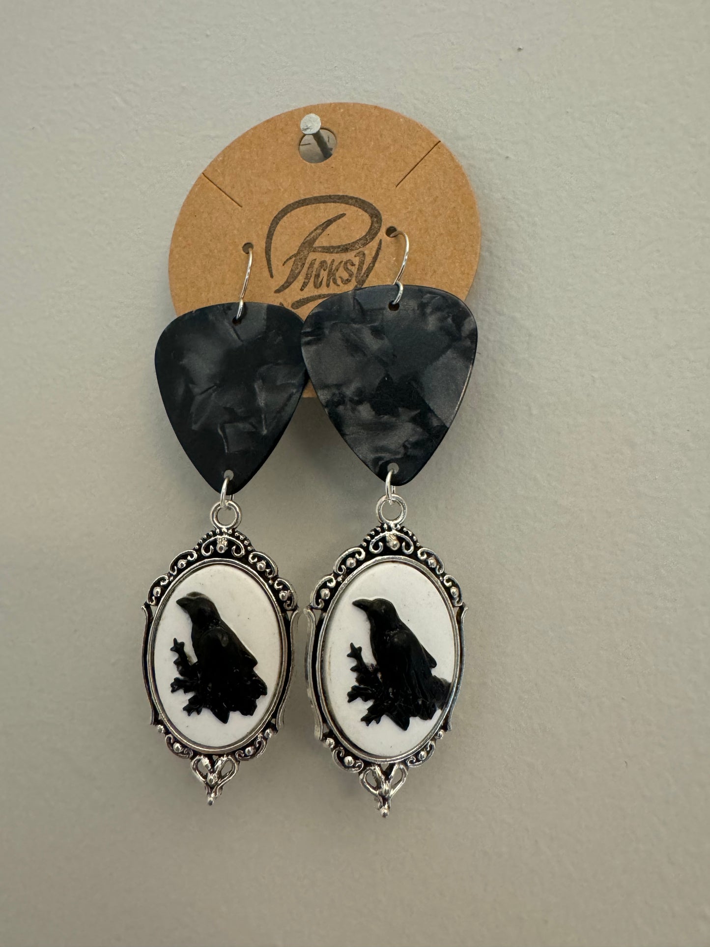 *Spooky* Crow Earrings