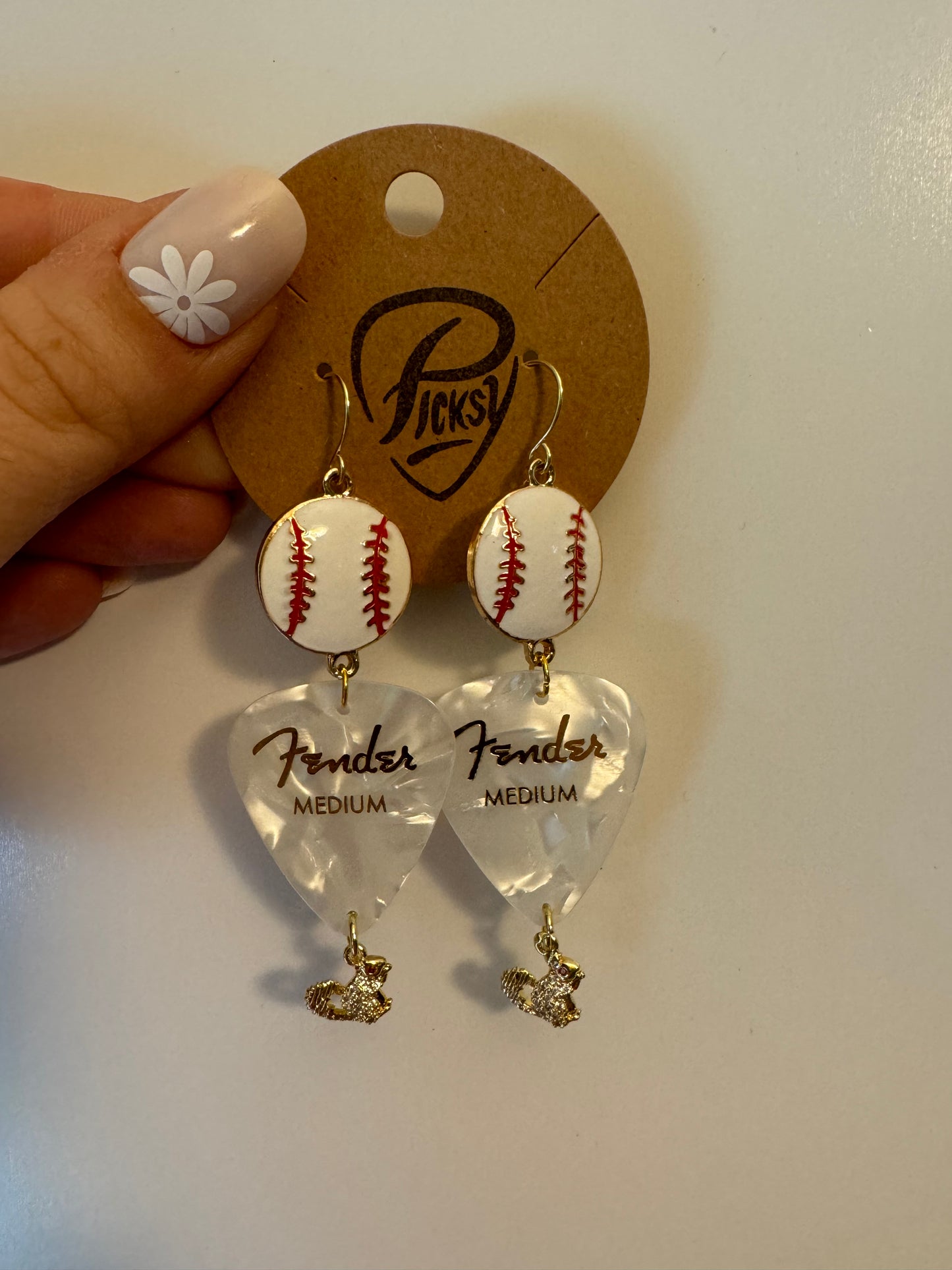 Baseball Earrings