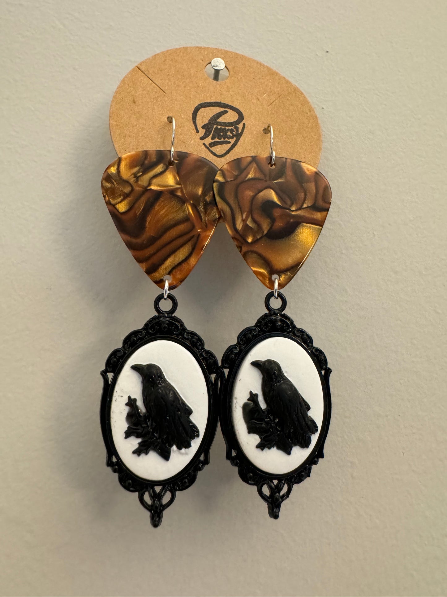 *Spooky* Crow Earrings