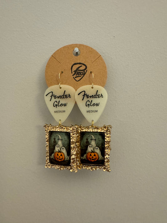 *Spooky* Glow in the Dark Ghost Family Earrings