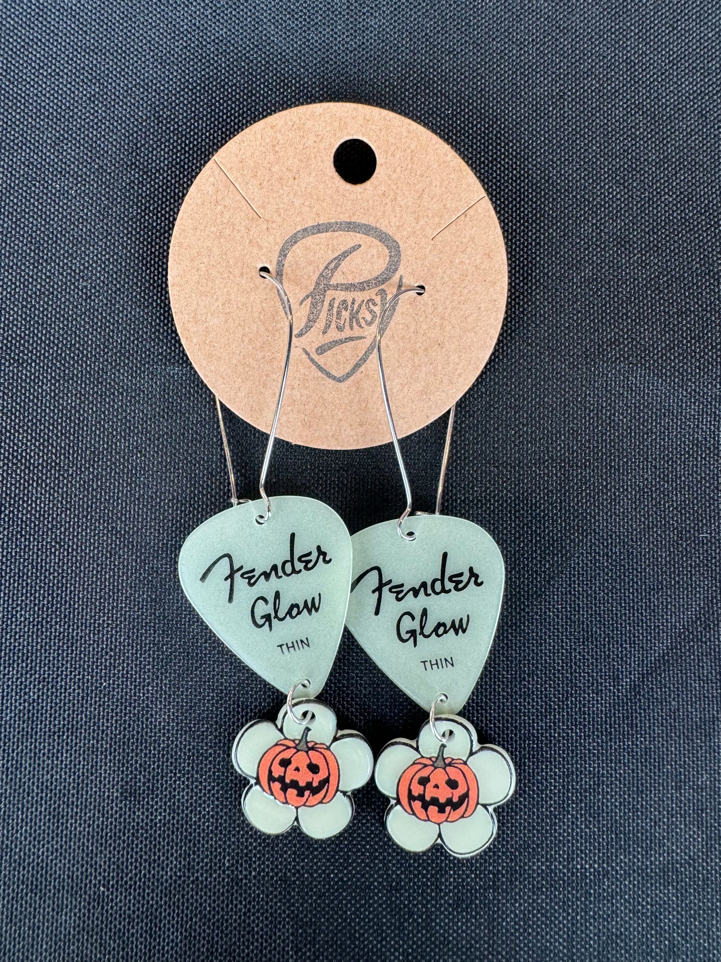 *Spooky* Glow Pumpkin Earrings