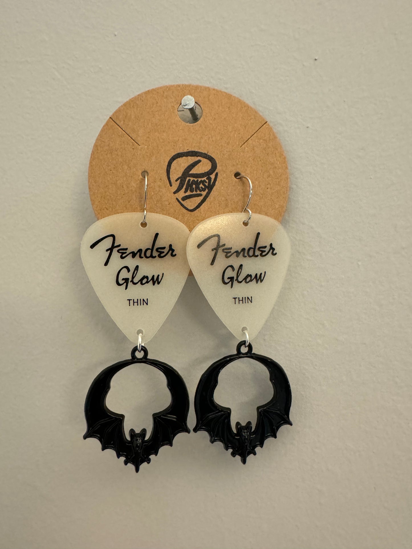 *Spooky* Glow in the Dark Bat Earrings