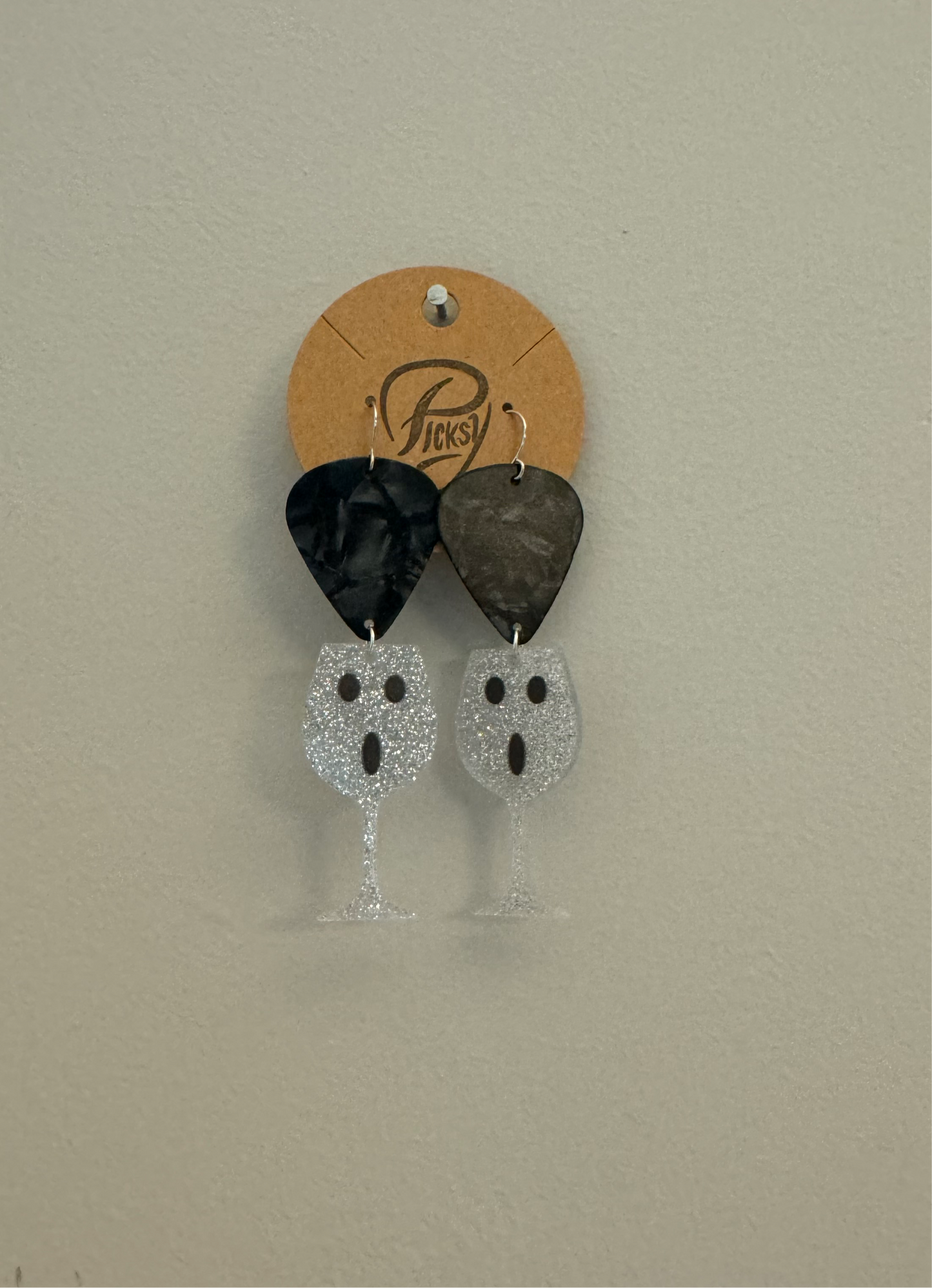 *Spooky* Wine Ghosty Earrings