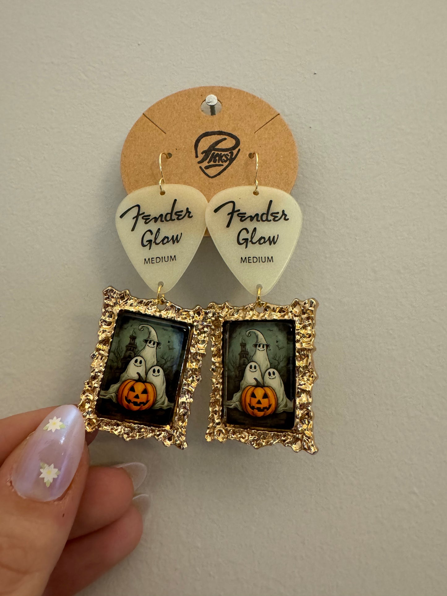 *Spooky* Glow in the Dark Ghost Family Earrings