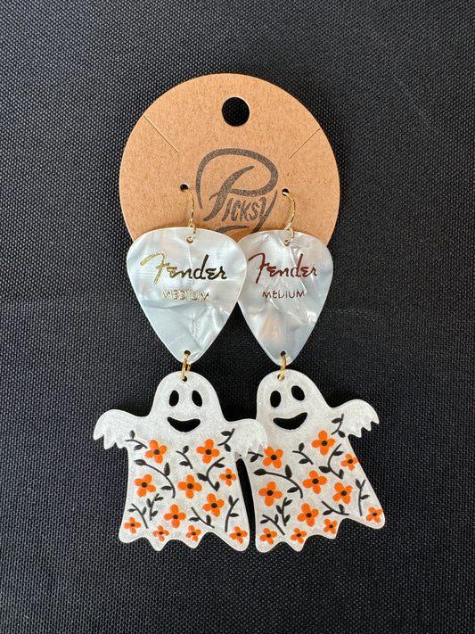 *Spooky* Ghost Earrings