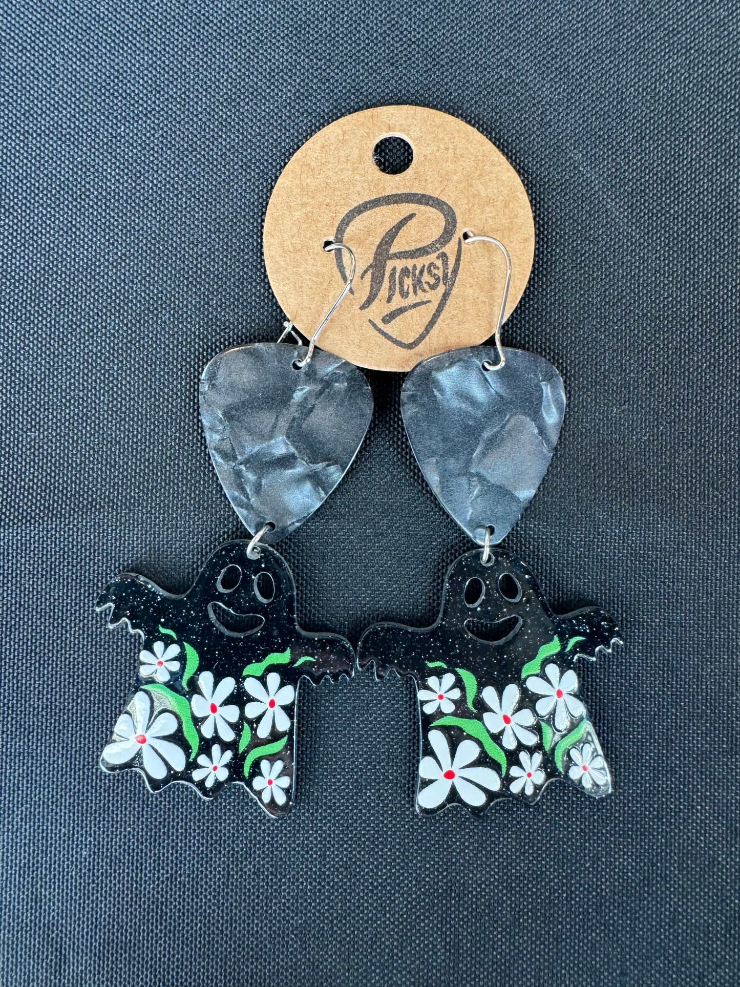 *Spooky* Ghost Hippie Earrings