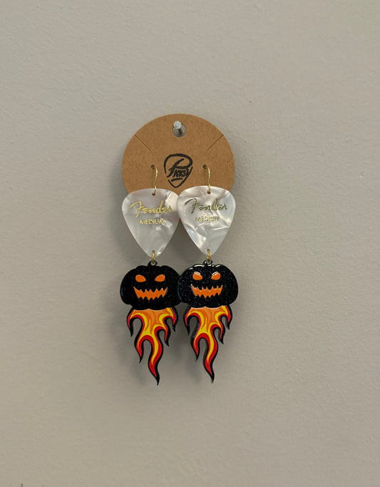 *Spooky* Jack O Lantern Earrings