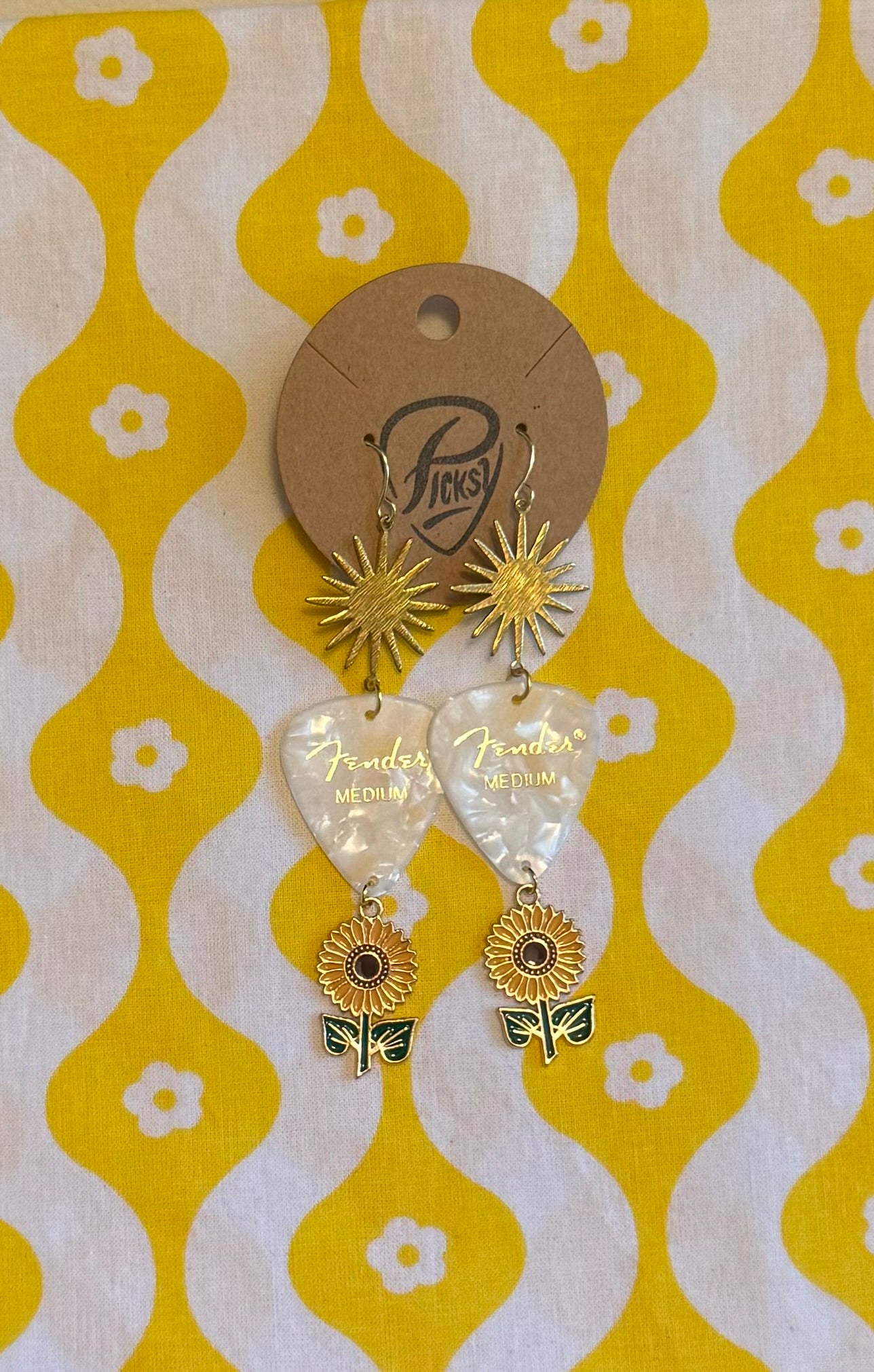 Summertime Sunflower Earrings