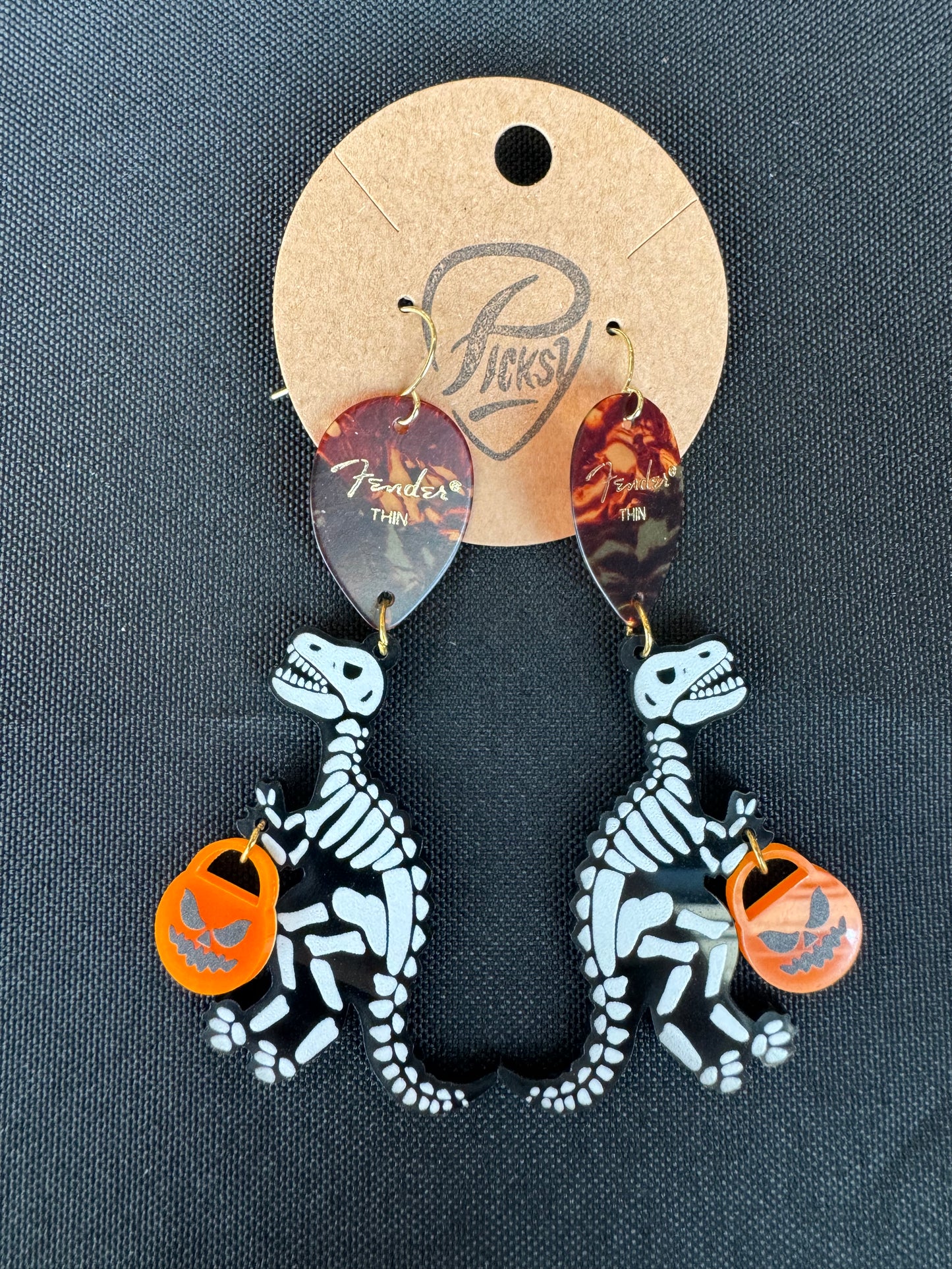 *Spooky* Dino Earrings