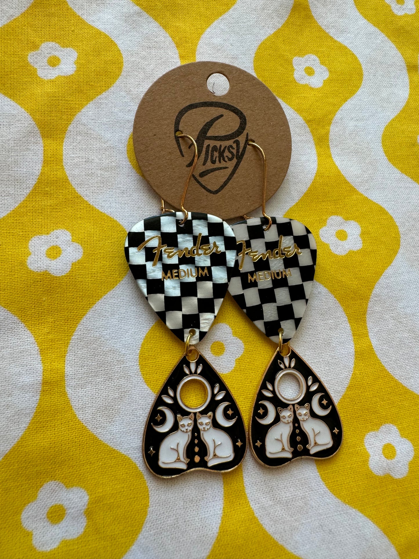 Checkered Cats Planchette