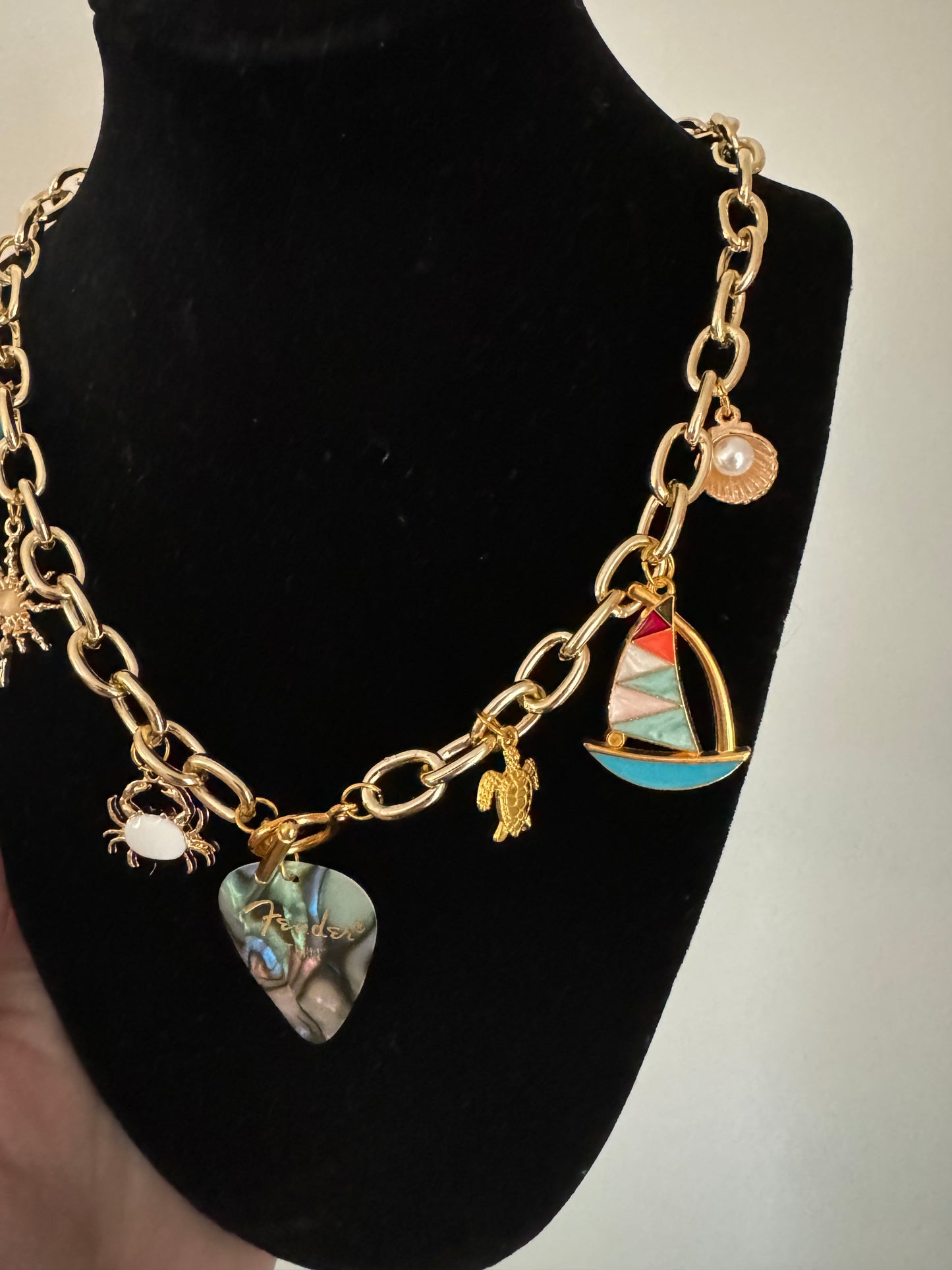 Beach Babe Charm Necklace