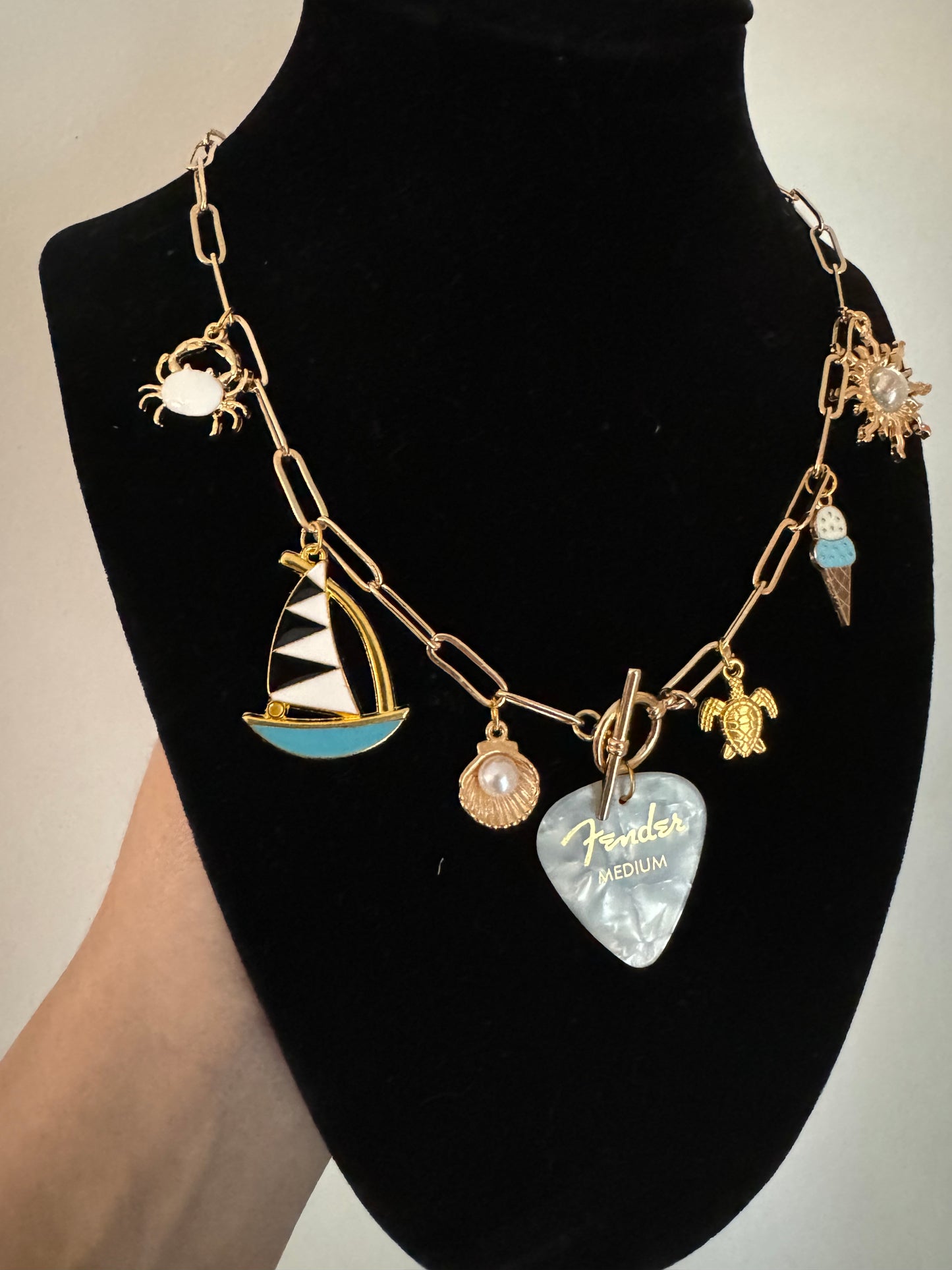 Beach Babe 2 Charm Necklace