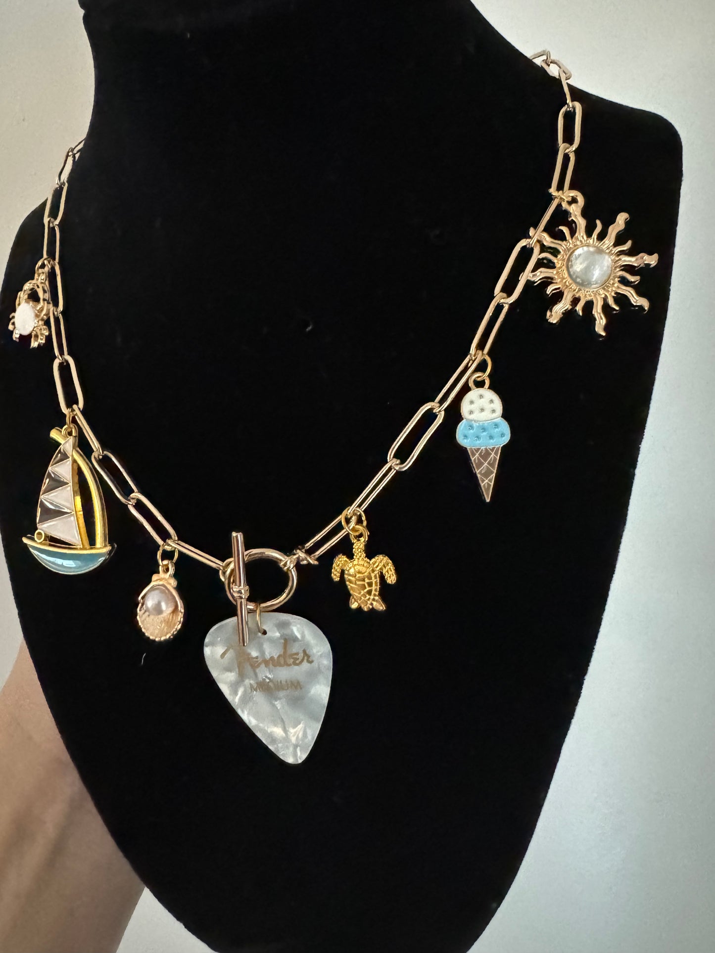 Beach Babe 2 Charm Necklace